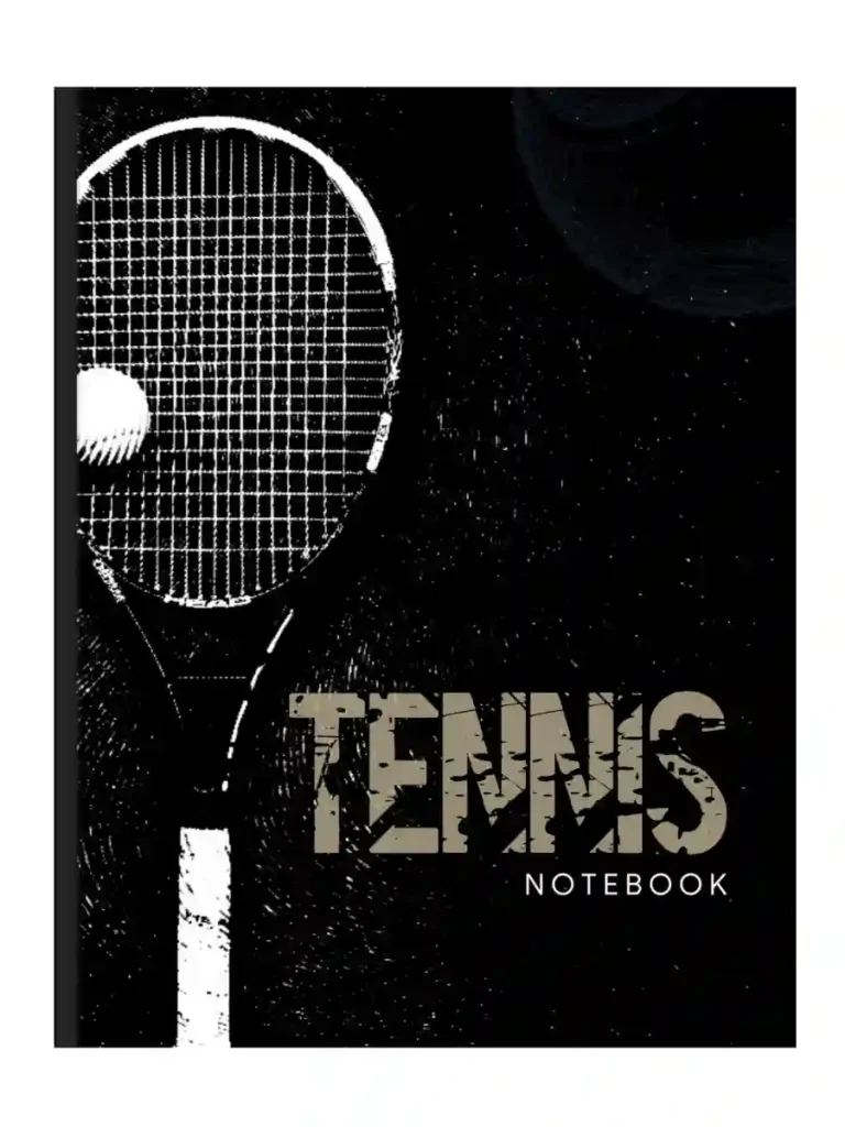 cover Tennis notebook quaderno a righe appunti