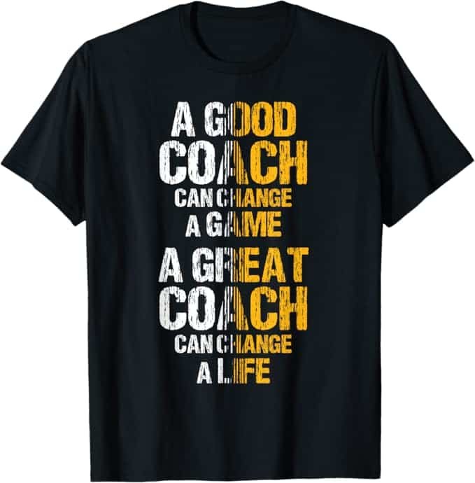 A Good Coach Can! Men, Women Designer T-Shirt