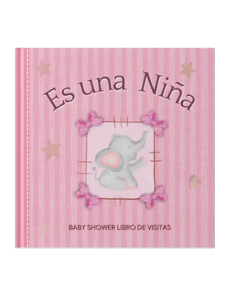 Baby Shower Es una Nina - Libro de Visitas