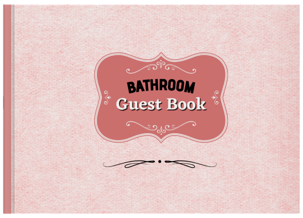 Bathroom Guest Book