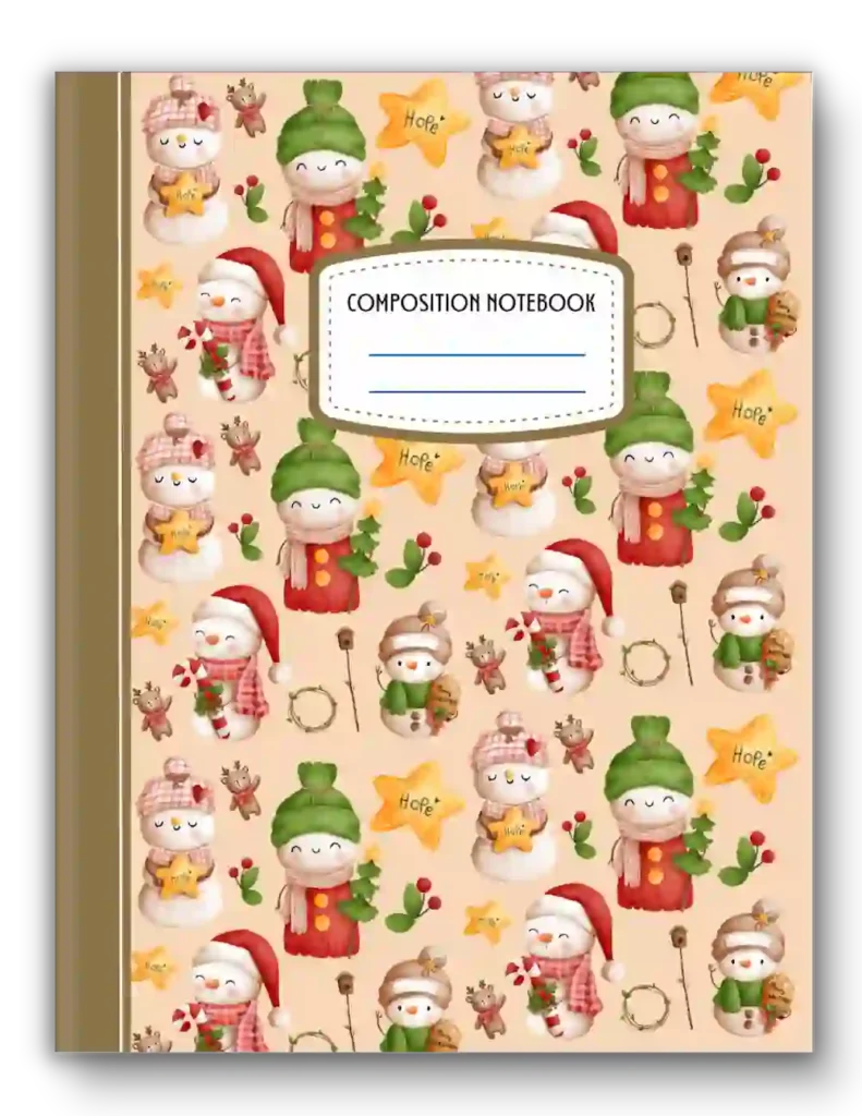 Christmas Composition Notebook 1