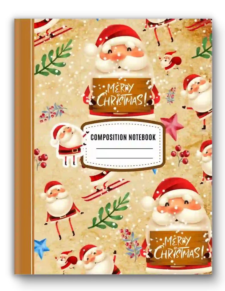 Christmas Composition Notebook 3