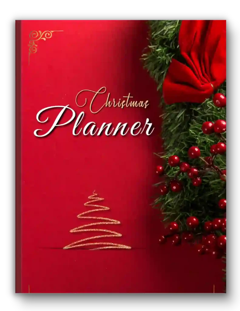 Christmas Planner Organizer Notebook