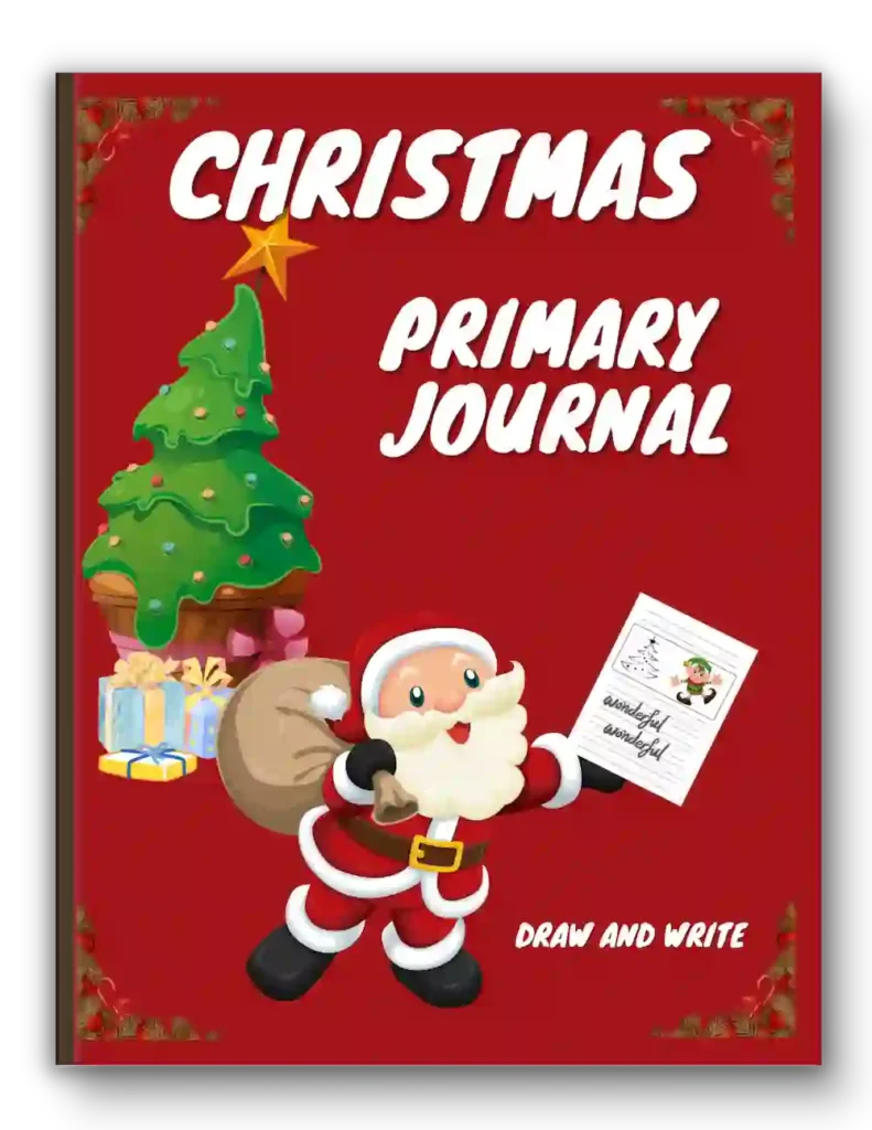 Christmas Primary Journal Notebook - Draw and Write