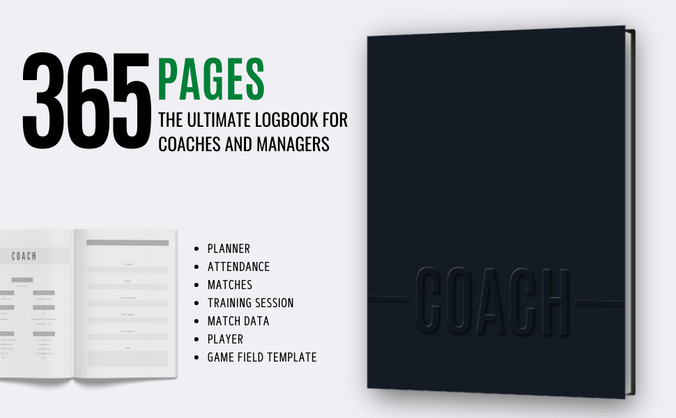 Coach! Football Coach Logbook - Cover