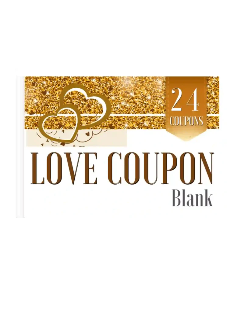 Couples Coupon Gold Logbook