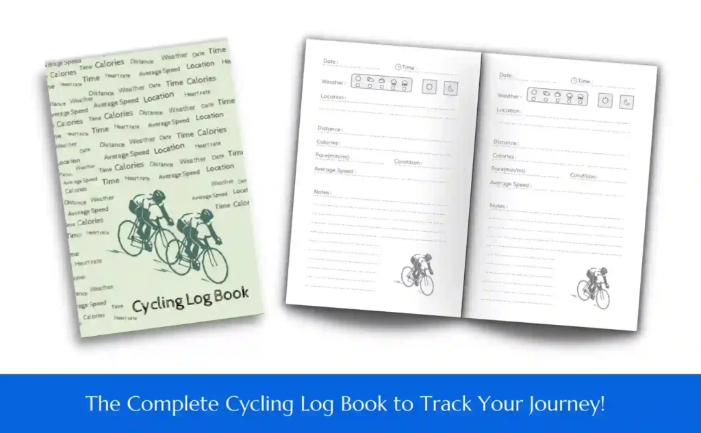 Cycling Log Book Cover