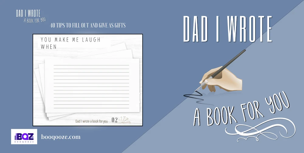 Dad I wrote a book for you