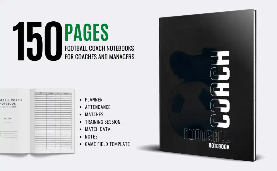 Football Coaching Logbook - Vers. 3 - Cover