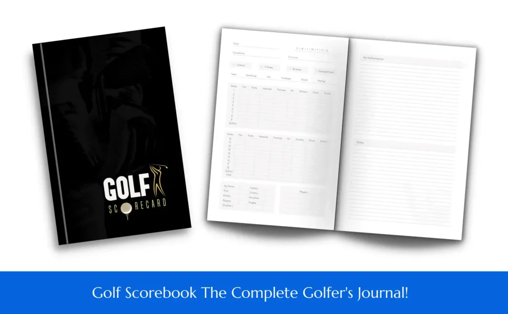 Golf Scorebook Cover