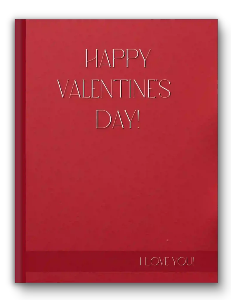 Happy Valentines Day! -Valentines Notebook