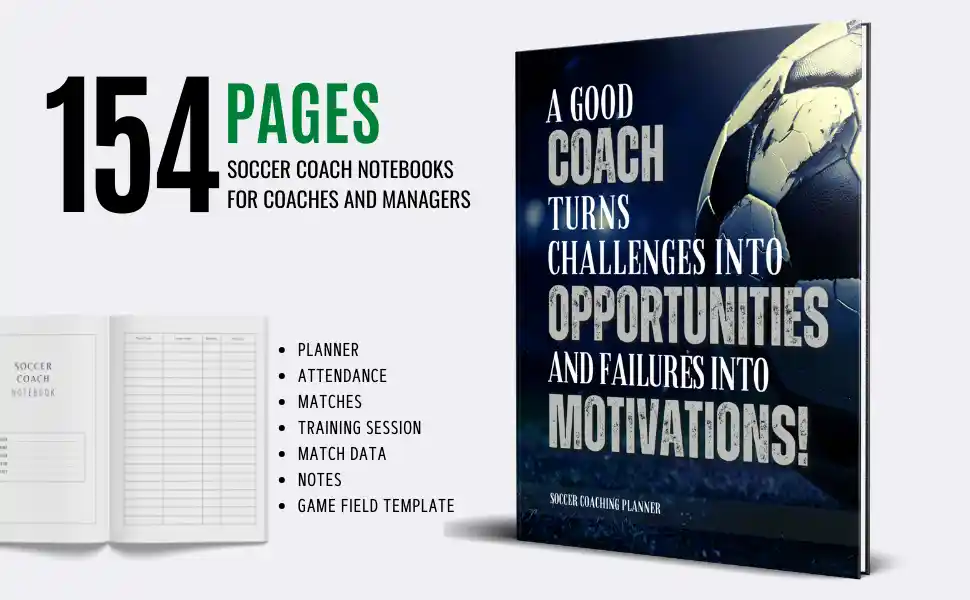 Soccer Coaching Logbook - Vers. 4 - Cover