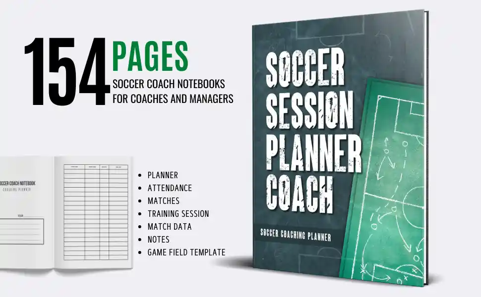 Soccer Coaching Logbook - Vers. 6 - Cover