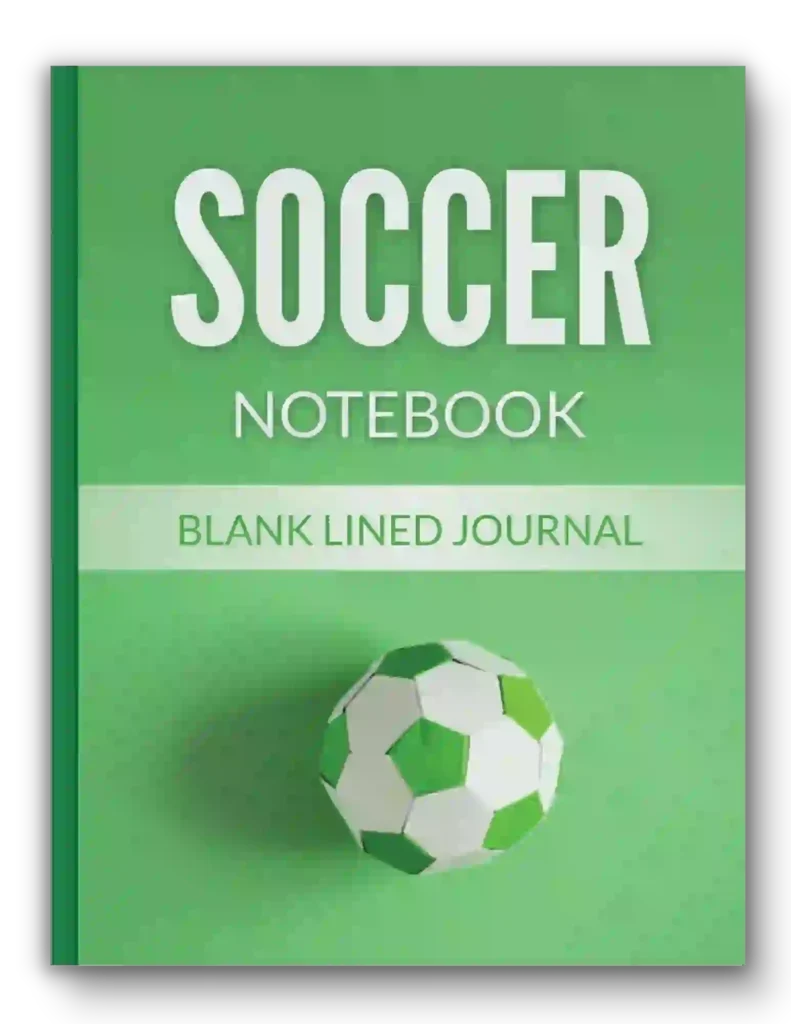 Soccer Notebook Lined Journal