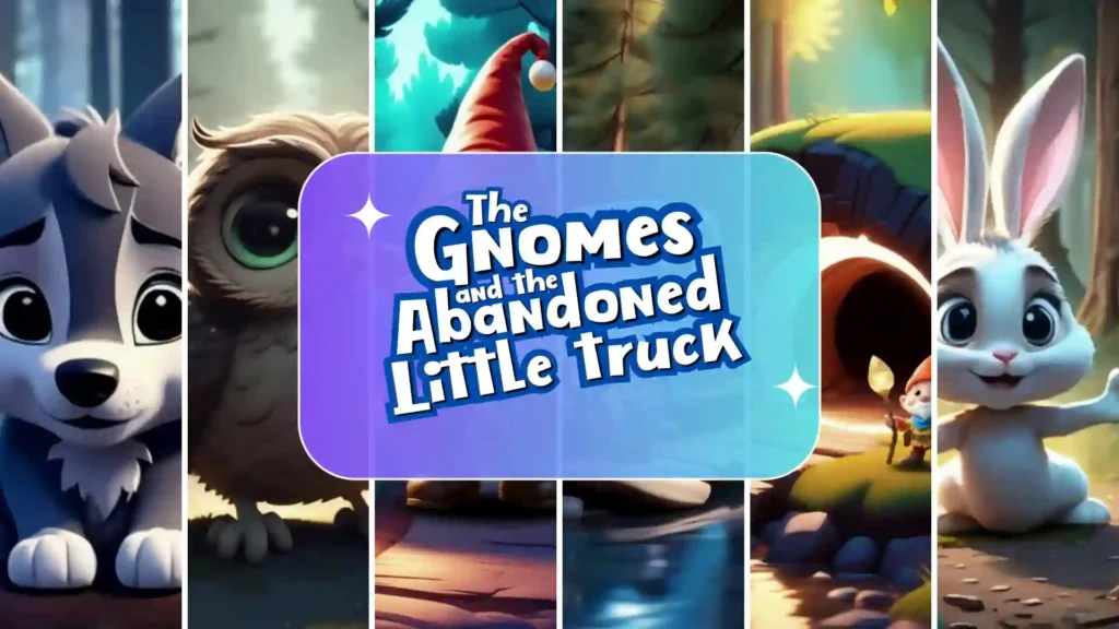 The Gnomes and the Abandoned Little Truck Freebie