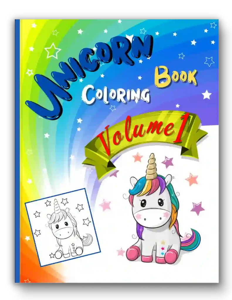 Unicorn Coloring Book Volume 1