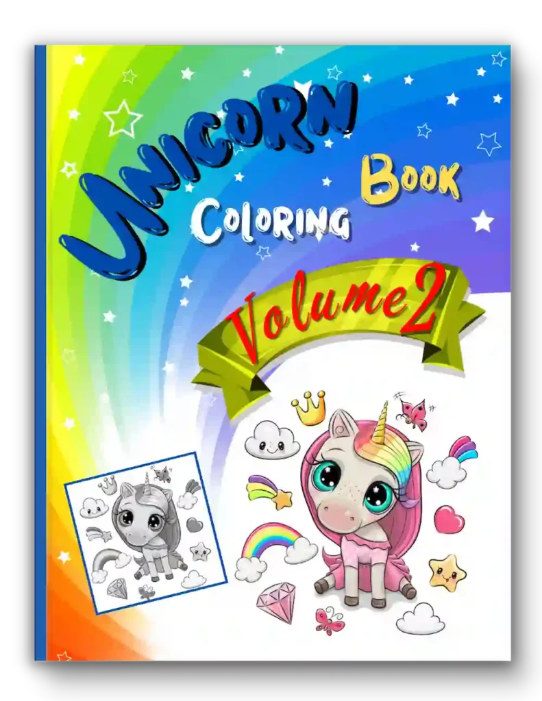 Unicorn Coloring Book Volume 2