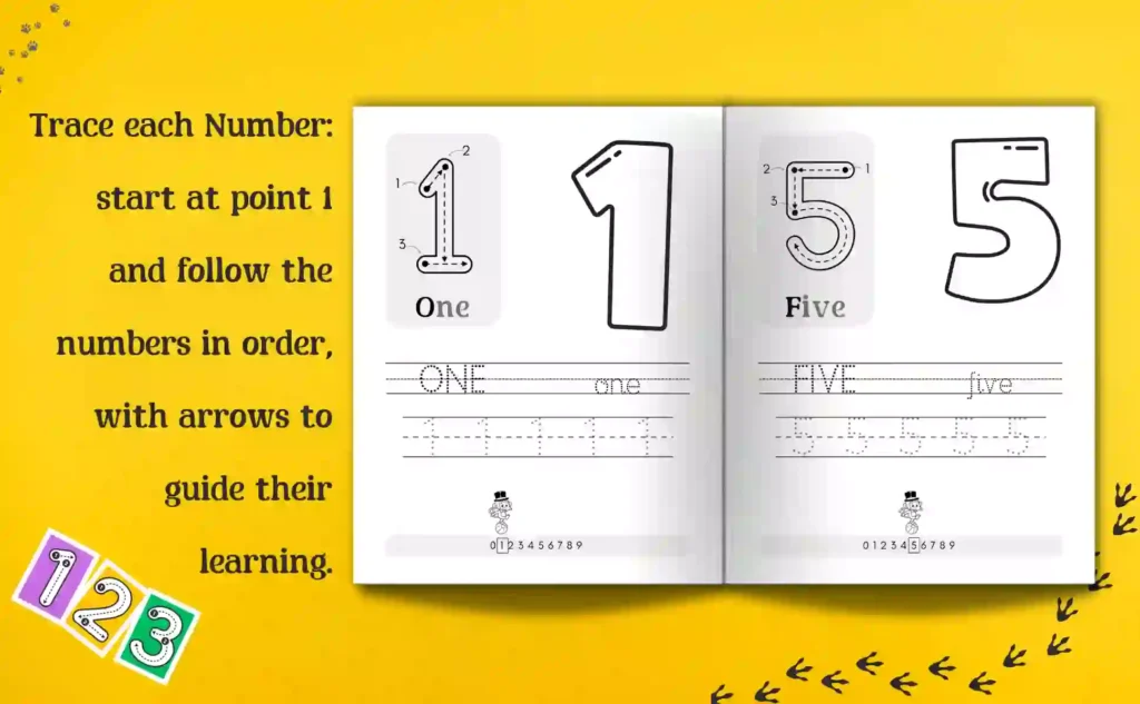 ABC Letters and Numbers Workbook Pages 3